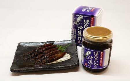 ほたるいか 沖漬 6本セット｜ ホタルイカ 天然 おきづけ 沖づけ 沖漬け 魚貝類 魚介類 海鮮 海産物 海の幸 珍味 グルメ 受賞 セット お取り寄せ 人気 日本海 特産品 浜浦水産 おつまみ 酒の肴 北陸 富山県 魚津市 送料無料