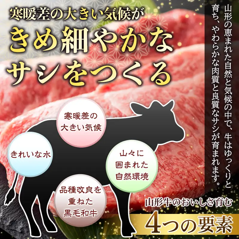 山形牛 肩ロース すき焼き用 400g FZ26-832