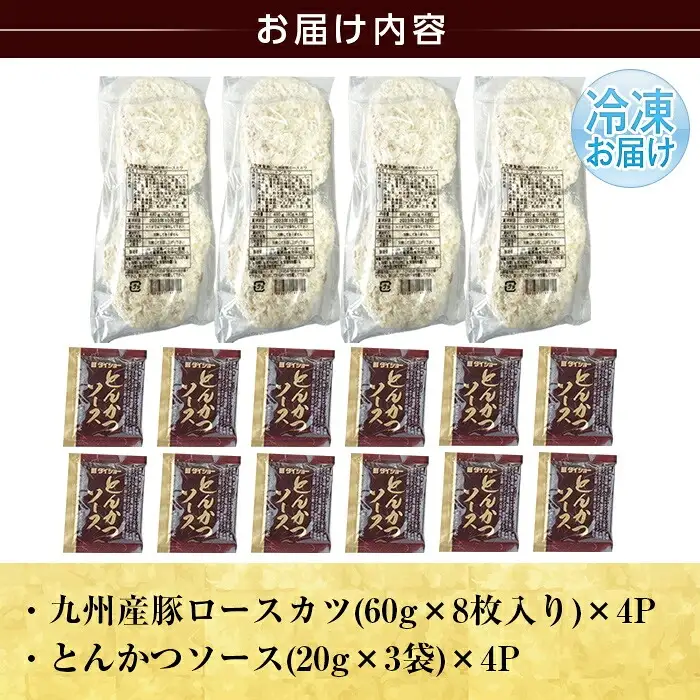 a747 ≪訳あり≫国産！豚ロースかつ(合計1.9kg超・60g×32枚)【鹿児島パッカー産業】 姶良市 冷凍 とんかつ 豚カツ ロースカツ カツ 豚ロース 一口サイズ お弁当 惣菜 規格外