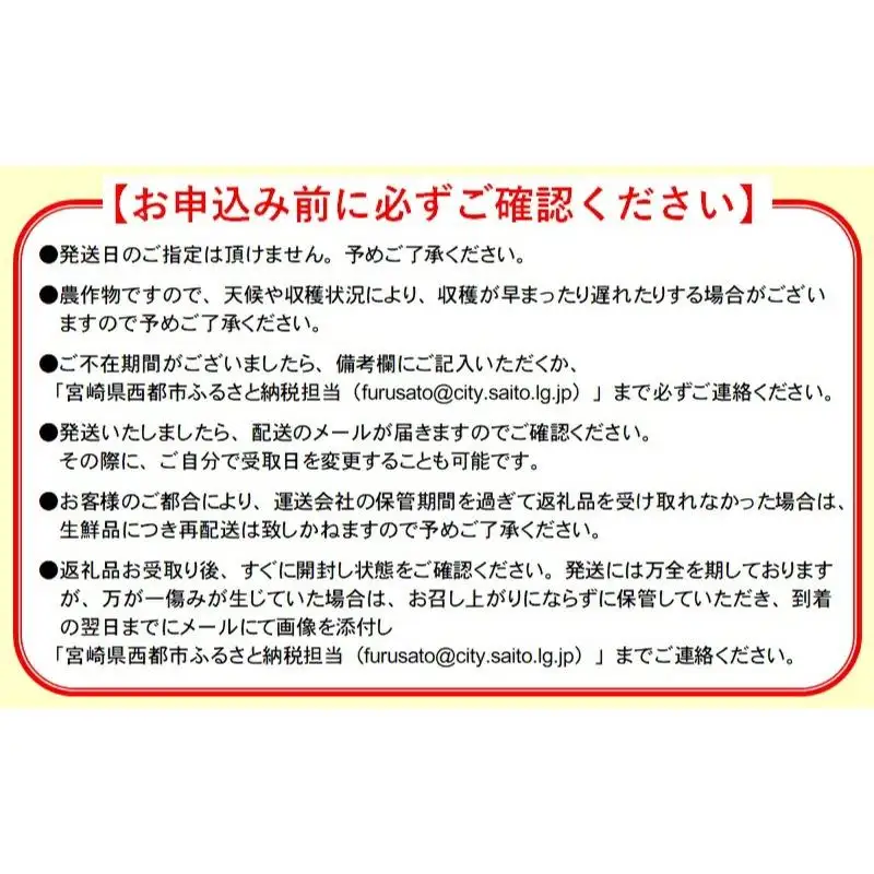 【先行予約】宮崎県西都市産 完熟きんかん3kg（3L～L）　2027年発送＜18-8a＞