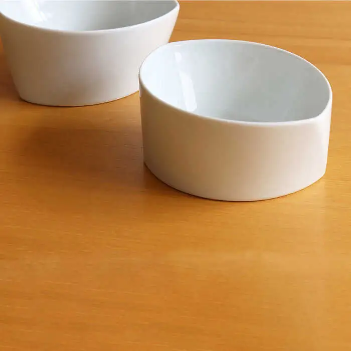 【白山陶器】【カップ】リーヴズ デザートカップ 小鉢 白磁 2枚セット 【波佐見焼】[TA119] カップ