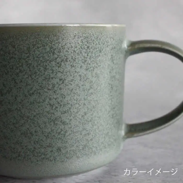 【波佐見焼】Naturalシリーズ マグカップ Mと プレート S (16cm) ペアセット （グリーン） スープカップ スープマグ ケーキ皿  食器 皿 【光春窯】 [XD33] 波佐見焼