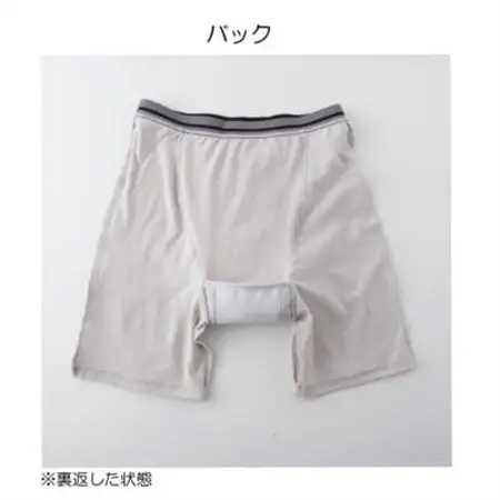スーパーさらりん 男性用 Mサイズ  グレー 3枚組　失禁パンツ(尿もれパンツ)【1268114】