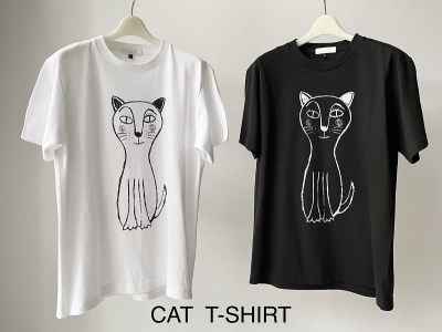 CAT T-SHIRT【XLサイズ／WHITE】 [h125]