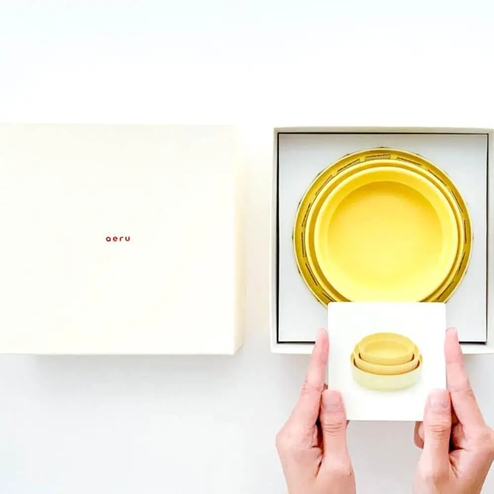 【aeru】ベビー 食器｜京焼の こぼしにくい器（3点セット） 離乳食  赤ちゃん 子供 子ども 出産祝い ギフト レンジ対応 食洗機対応