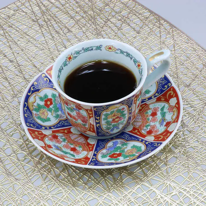【波佐見焼】古伊万里鳳凰写絵 珈琲碗皿2客揃 食器 カップ 【不二商店】 [UC02] 波佐見焼