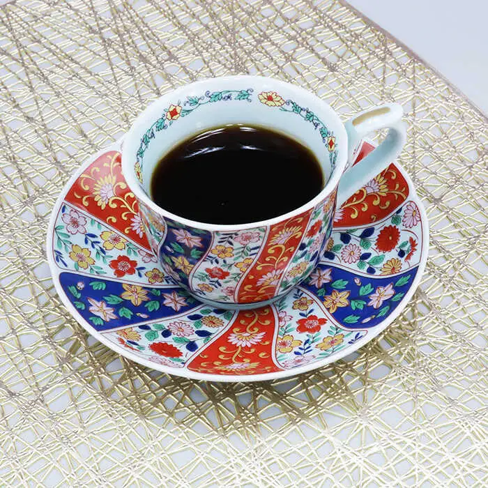 【波佐見焼】友禅桜絵 珈琲碗皿2客揃 食器 カップ 【不二商店】 [UC04] 波佐見焼