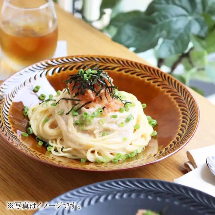 【波佐見焼】ローズマリー マルチ ボウル アメ 食器 皿 【翔芳窯】 [FE44] 波佐見焼