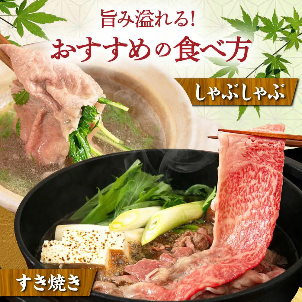 【お中元対象】【月限定40個】 糸島牛 赤身 スライス（モモ・ウデ） 500g《糸島》【トラヤミートセンター】[AJD001]