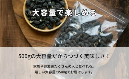 「都留の炭ナッツ」大容量500gパック×2個【キコリの炭】