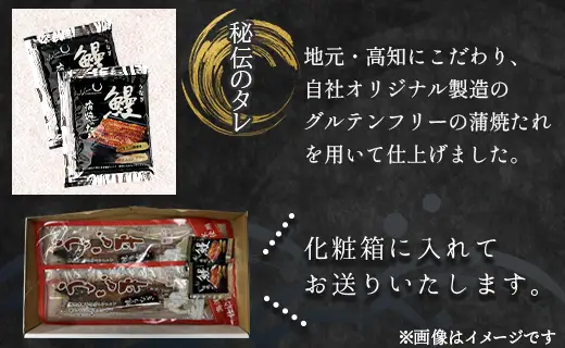 養殖うなぎ蒲焼き 2尾（合計約400g）台湾産鰻 - 鰻 ウナギ かばやき 土用の丑の日 スタミナ 夕飯 有頭 約200g おつまみ うな丼 うな重 丼ぶり 送料無料 fb-0016