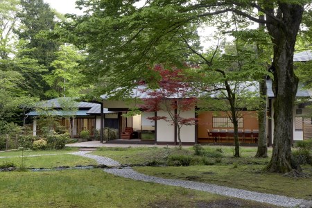 東山旧岸邸入館券・とらや工房喫茶券（2名分・お土産つき）