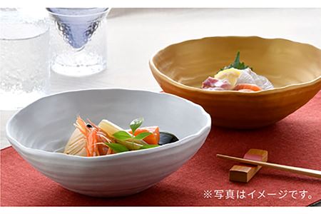 【波佐見焼】波佐見塗 金・銀 多用鉢 ボウル 食器 皿 【野下上絵】 [LE08] 波佐見焼
