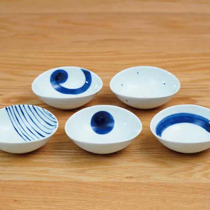 【波佐見焼】絵変り 小皿 小鉢 10点セット 食器 皿 【団陶器】 [PB86] 波佐見焼