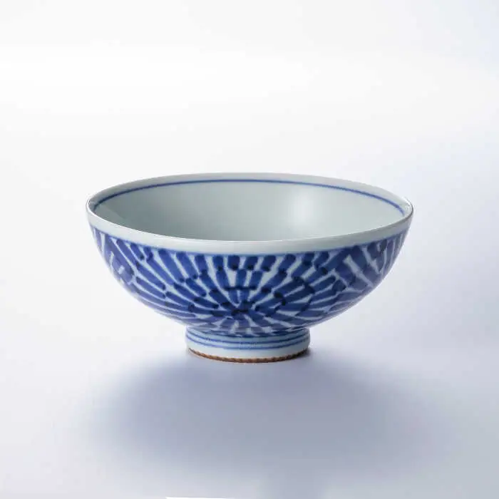 【波佐見焼】古伊万里 青磁絵（手描）茶漬 5客揃 B 茶碗  食器 皿 【不二商店】 [UC11] 波佐見焼