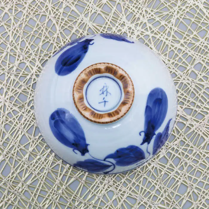 【波佐見焼】古伊万里 青磁絵（手描） 茶漬 5客揃 A 茶碗  食器 皿 【不二商店】 [UC13] 波佐見焼