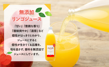 果汁100％ジュースで味わう 信州のリンゴ 爽やか酸味系 大瓶 3本 セット 詰め合わせ ジュースで味わう信州のリンゴ 爽やか酸味 リンゴ りんご 林檎 アップル アップルジュース 無添加 飲料 飲料類 甘い 豊饒な香り 濃厚 長野 長野県 信州 こだわり 果汁 希少
