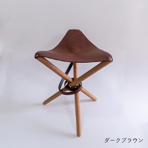 WOODWORK CENTER　WWCキャンプスツール コニャック