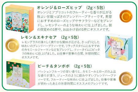 t.ティードット 幸せのお茶会シリーズハーブティーセット 5種セット《60日以内に出荷予定(土日祝除く)》 南阿蘇TEA HOUSE オレンジ＆ローズヒップ レモン＆エキナセア ピーチ＆タンポポ パッションフルーツ＆ジュニパーベリー アップル＆ラベンダー st-p