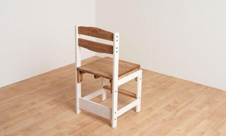 ＜おしゃれなカントリーデザインのチェア＞ファームチェア／パイン／大川家具