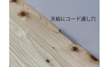 ＜テレワークに最適ヒノキ香る超シンプルデスク＞HINOKI 90／机／大川家具