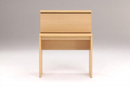＜天板が折りたためて省スペースで有効利用できるデスク＞ライテングデスク85／ナチュラル／机／大川家具