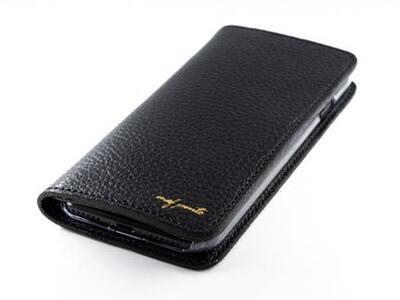 maf pinto アイフォーンケース 本革 日本製 (iPhone SE 第2世代 ／ 8 ／ 7, ) ADRIA LINE 【ブラック】