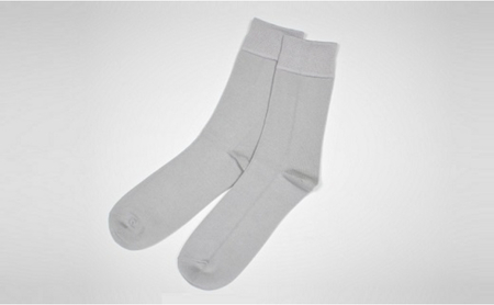 《絹生活研究所》内側シルク靴下2足セット（メンズM) ファッション小物 ファッション 服 衣類 男性 くつ下 