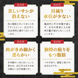 近江牛焼肉　500ｇ・近江牛切り落とし　300ｇ  日本三大和牛 近江牛 焼肉 国産牛 霜降り 産地直送  ブランド和牛 近江牛 AK-0005