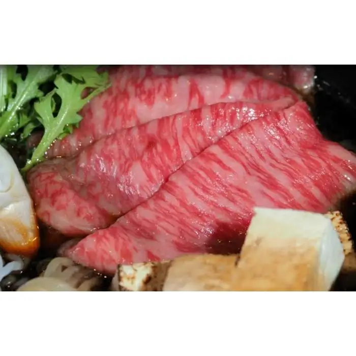 独自熟成　黒毛和牛　A5ロース　すき焼き肉