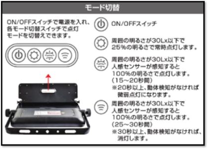 ソーラーLEDセンサーライト エコフラッシュ10W [0817]