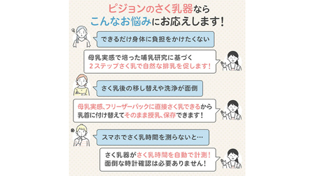 【 ピジョン 】 母乳アシスト さく乳器 電動 handy fit+（ハンディフィット+）