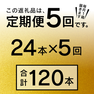 【定期便5回】エビスビール500ml×1箱(24缶) (T0085-2205)