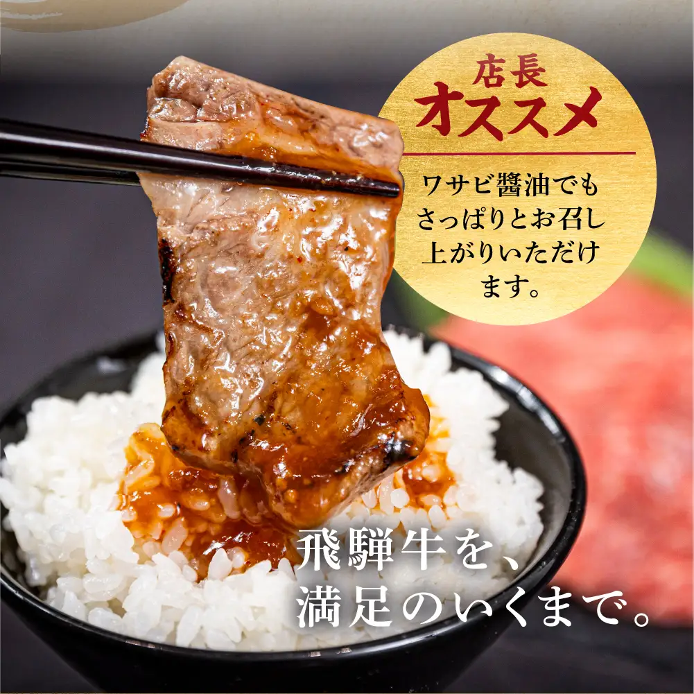 飛騨牛 ロース 焼肉 450ｇ 霜降り ブランド牛  肉 飛騨牛 山武商店 LZ010