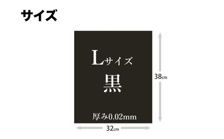 消臭ゴミ袋 黒×Lサイズ（1冊50枚入）10冊セット [AGBR025]