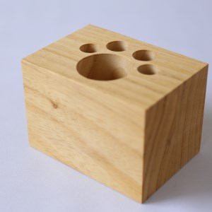 SA0926　《3種の木材から選べる》木製ペン立て 2種セット （アユース）