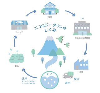 掛け布団 【甲州羽毛ふとん】サステナブルな軽量本掛け布団（シングル/アイボリー）ふとん