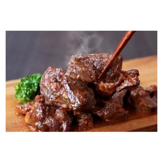 【濃厚 厚切り！ 味付け肉】牛･豚ハラミセット  【豊味館】
