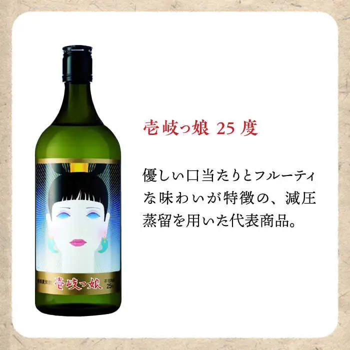 麦焼酎 飲み比べ 「壱岐っ娘」「壱岐の島」720ml 2本 壱岐の蔵酒造（SI）[JBK003]麦焼酎 飲み比べ