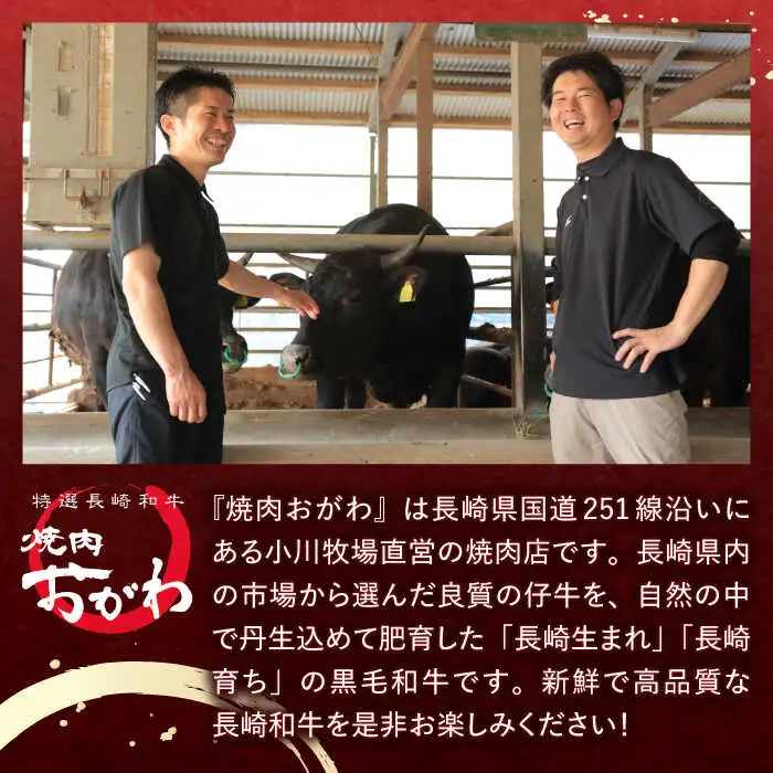 【全6回定期便】 長崎和牛 A5ランク 特選ロース 極厚焼肉 700g / 焼き肉 牛肉 ぎゅうにく 牛 和牛 国産牛 ロース タレ タレ付 A5 / 諫早市 / 焼肉おがわ [AHCD021]