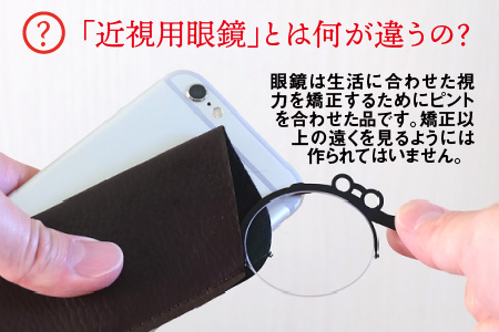 これは便利！チョッと遠くが見やすくなるアイツール！早がんきょう 1枚 専用ケース付き！ [B-8102]