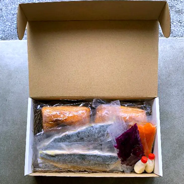 自宅で簡単鯖サンドキット　鯖