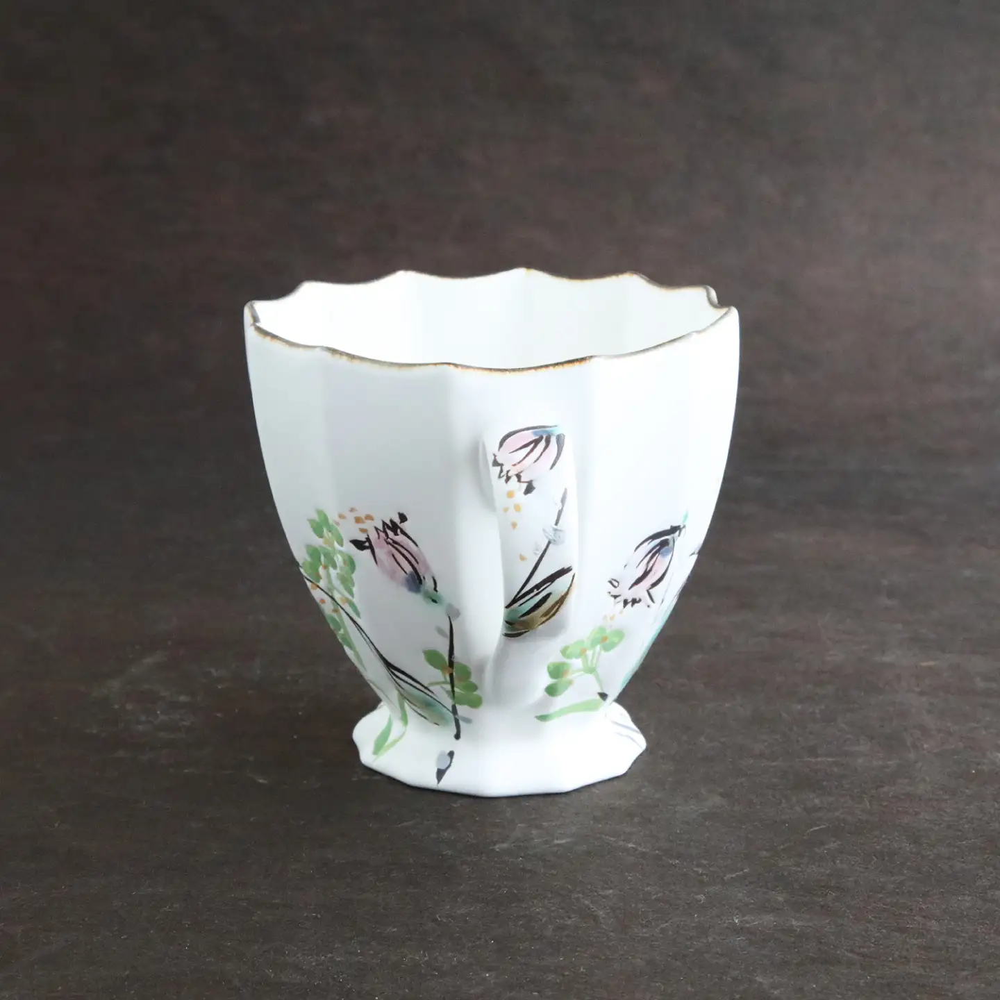 【美濃焼】koyomiお花マグカップ 5月 鈴蘭【buzan 武山窯】食器 コーヒーカップ ティーカップ [MBA017]