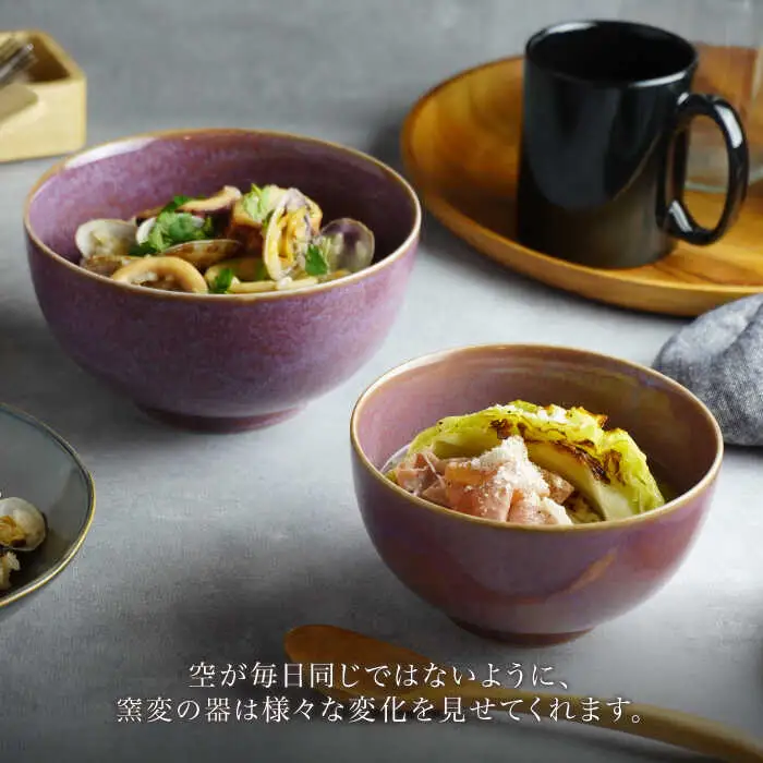 【美濃焼】7点食器セット 薄明 朝（あさ）【EAST table】 うつわ 丼ぶり スープボウル サラダボウル 取り皿 麺鉢 ボウル 鉢 大鉢 中鉢 取り鉢 煮物鉢 副菜鉢 小鉢 茶碗 飯椀 送料無料  [MBS008]