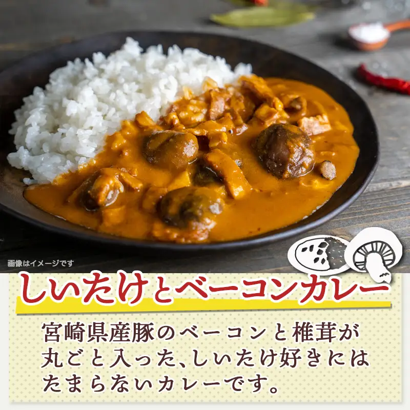 みやざきカレー3種セット※ポスト投函〔LB-15-002〕_(都城市) レトルトカレー 湯煎調理 アウトドア 食べ比べ 1人暮らし ポスト投函