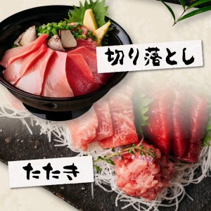【定期便 10回】天然南鮪1本分(約2kg) (b650-003)