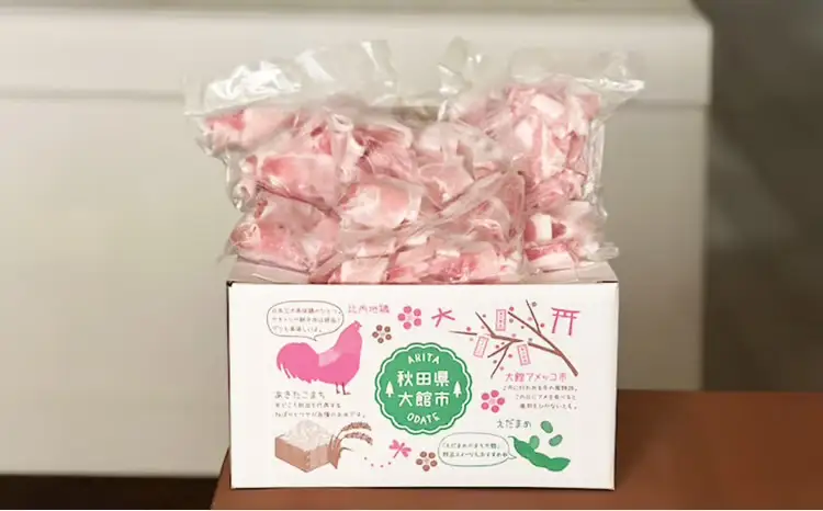 大館北秋田産・豚切り落とし肉1.5kg！（500g×3袋）　50P2168【 割烹きらく】