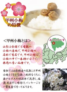1.1-9-2 甲州小梅干しセット（しそ漬500g・昆布漬500g） ALPCG002