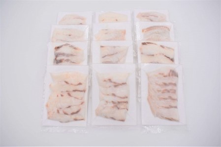 すぐ食べ鯛！！ お刺身天然真鯛600g（50g×12P）[H0059]