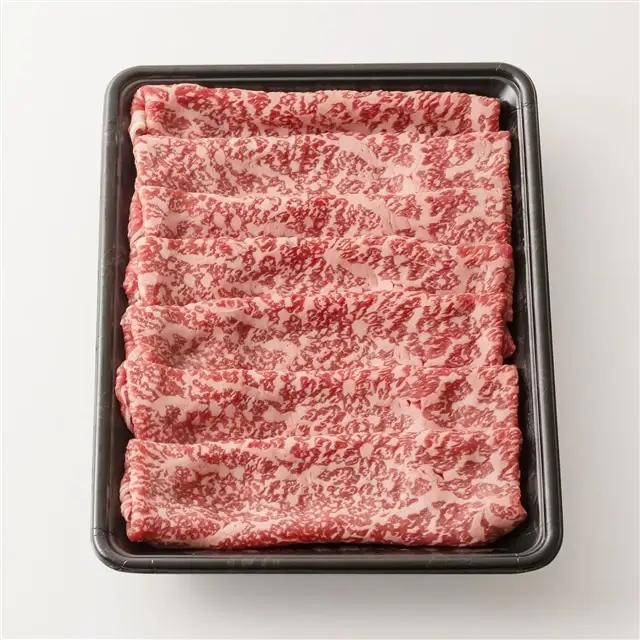 しまね和牛　モモ　スライス500g【しまね和牛 モモ すき焼き スライス とろける やわらかい ごちそう 美味しい 肉 牛肉 和牛 黒毛和牛 ブランド牛 おすすめ 冷凍 しゃぶしゃぶ 赤身 ギフト 贈り物 島根県 安来市】【22-FC-07】